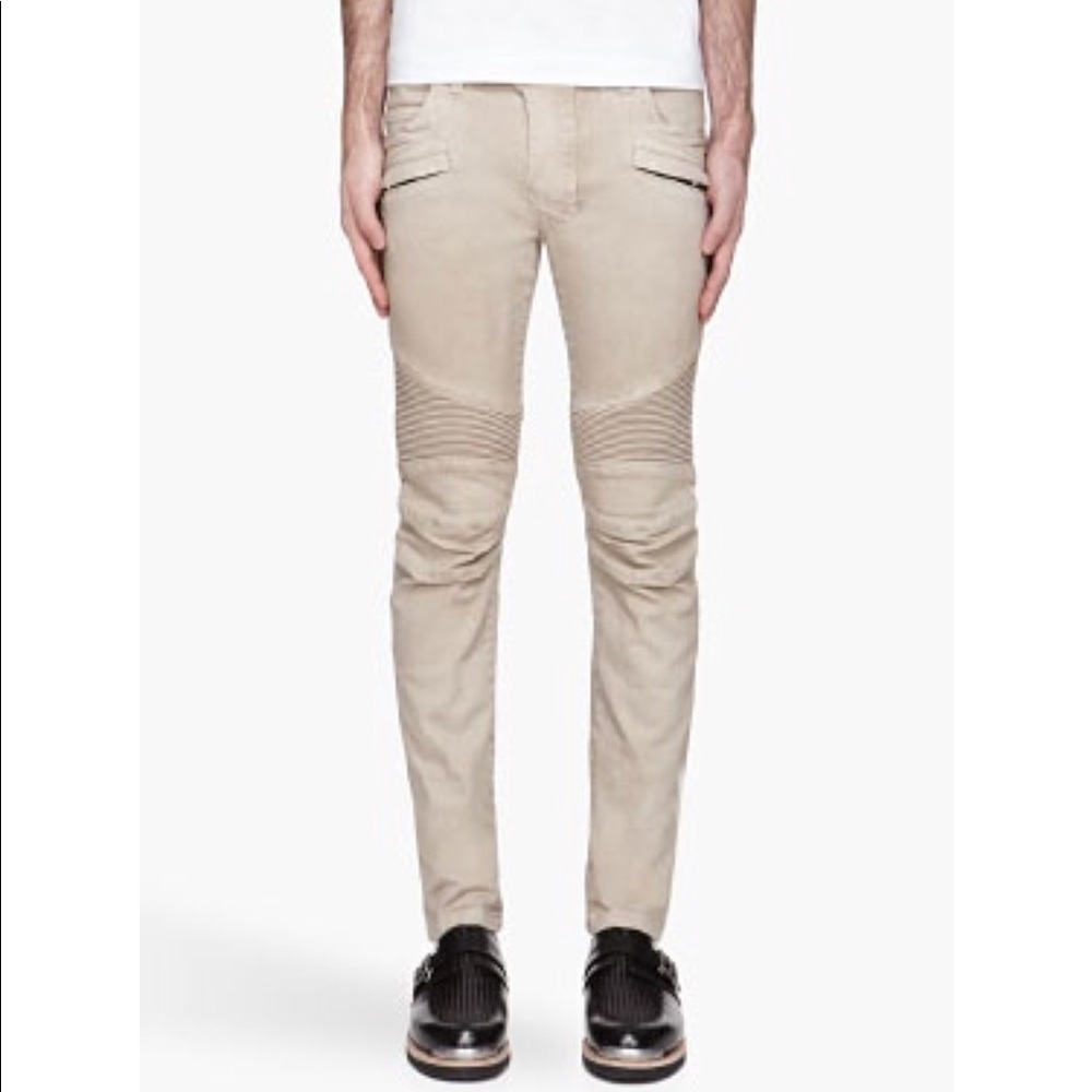 Balmain biker jeans size 31